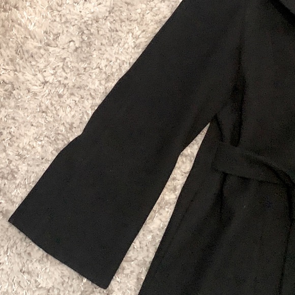 CLEOcleo NWOT High-collar Belted-/Button-closure Bell-sleeve Peacoat - Picture 10 of 16